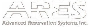 ARES ADVANCED RESERVATION SYSTEMS, INC.