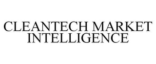 CLEANTECH MARKET INTELLIGENCE