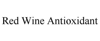 RED WINE ANTIOXIDANT