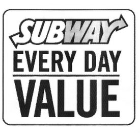 SUBWAY EVERY DAY VALUE