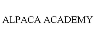 ALPACA ACADEMY