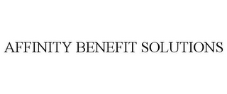 AFFINITY BENEFIT SOLUTIONS