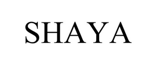 SHAYA