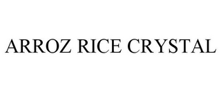 ARROZ RICE CRYSTAL