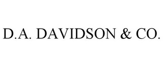 D.A. DAVIDSON & CO.