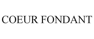 COEUR FONDANT