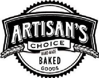 ARTISAN'S CHOICE HAND-MADE BAKED GOODS