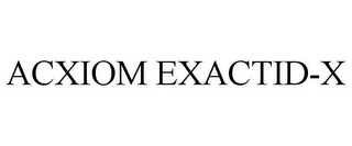 ACXIOM EXACTID-X