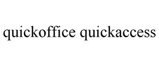 QUICKOFFICE QUICKACCESS