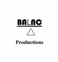 BALNC PRODUCTIONS