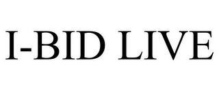 I-BID LIVE