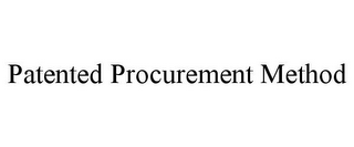 PATENTED PROCUREMENT METHOD