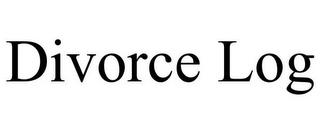 DIVORCE LOG