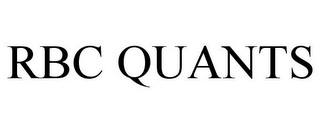 RBC QUANTS