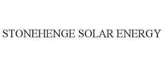 STONEHENGE SOLAR ENERGY