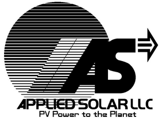 AS APPLIED SOLAR LLC PV POWER TO THE PLANET