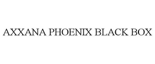 AXXANA PHOENIX BLACK BOX