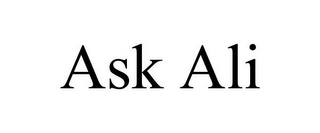 ASK ALI