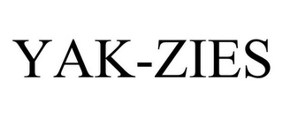 YAK-ZIES