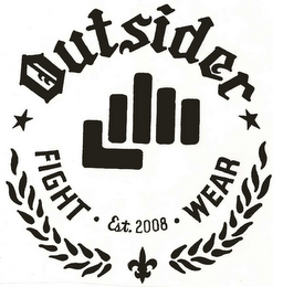 OUTSIDER FIGHT WEAR · EST. 2008 ·