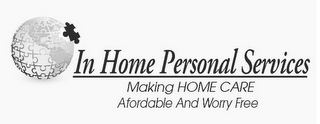 IN HOME PERSONAL SERVICES