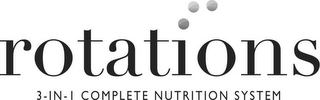 ROTATIONS 3-IN-1 COMPLETE NUTRITION SYSTEM