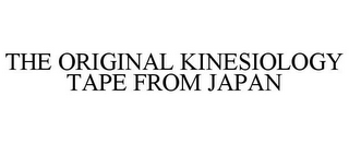 THE ORIGINAL KINESIOLOGY TAPE FROM JAPAN