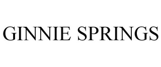 GINNIE SPRINGS