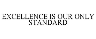 EXCELLENCE IS OUR ONLY STANDARD