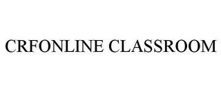 CRFONLINE CLASSROOM