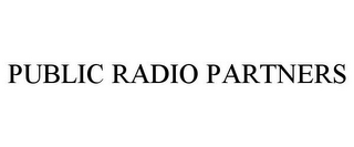 PUBLIC RADIO PARTNERS