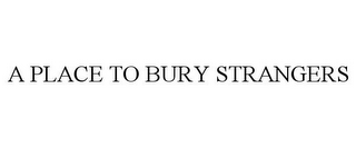 A PLACE TO BURY STRANGERS