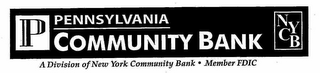 P PENNSYLVANIA COMMUNITY BANK NYCB A DIVISION OF NEW YORK COMMUNITY BANK · MEMBER FDIC