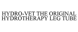 HYDRO-VET THE ORIGINAL HYDROTHERAPY LEG TUBE