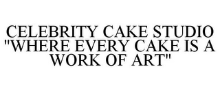 CELEBRITY CAKE STUDIO "WHERE EVERY CAKE IS A WORK OF ART"