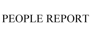 PEOPLE REPORT