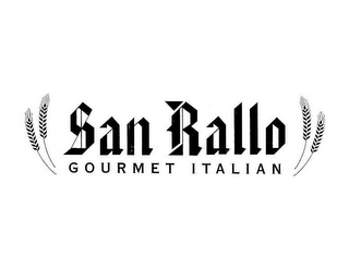 SAN RALLO GOURMET ITALIAN