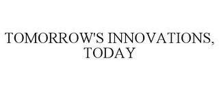 TOMORROW'S INNOVATIONS, TODAY