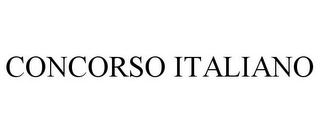 CONCORSO ITALIANO