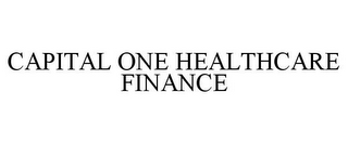 CAPITAL ONE HEALTHCARE FINANCE