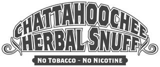 CHATTAHOOCHEE HERBAL SNUFF NO TOBACCO ~ NO NICOTINE