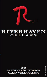 R RIVERHAVEN CELLARS 2005 CABERNET SAUVIGNON WALLA WALLA VALLEY