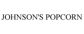 JOHNSON'S POPCORN