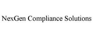 NEXGEN COMPLIANCE SOLUTIONS