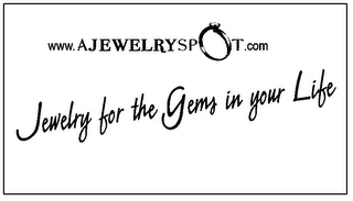 WWW.AJEWELRYSPOT.COM JEWELRY FOR THE GEMS IN YOUR LIFE
