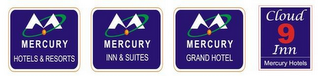 M MERCURY HOTELS & RESORTS M MERCURY INN & SUITES M MERCURY GRAND HOTEL CLOUD 9 INN MERCURY HOTELS