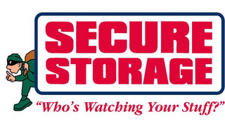 SECURE STORAGE "WHO'S WATCHING YOUR STUFF?"