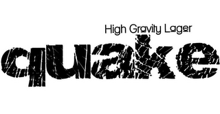 QUAKE HIGH GRAVITY LAGER