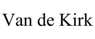 VAN DE KIRK