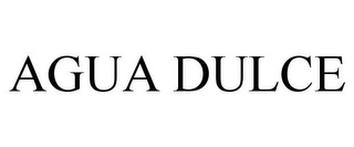 AGUA DULCE
